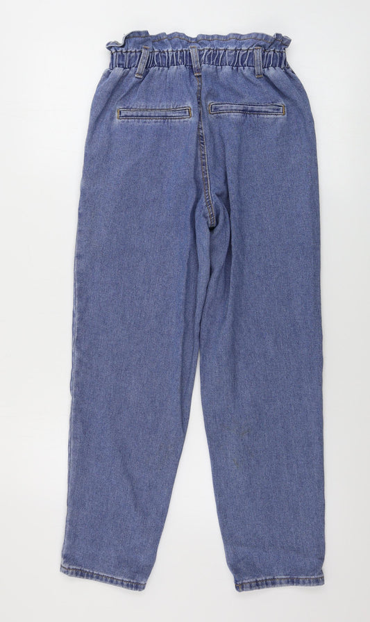 denim co Womens Blue Straight Jeans Size 8 L24 in