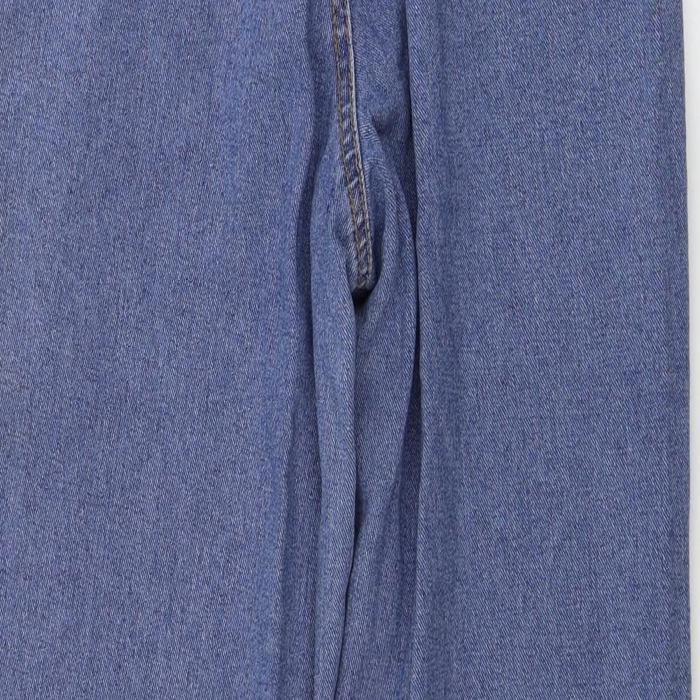 denim co Womens Blue Straight Jeans Size 8 L24 in