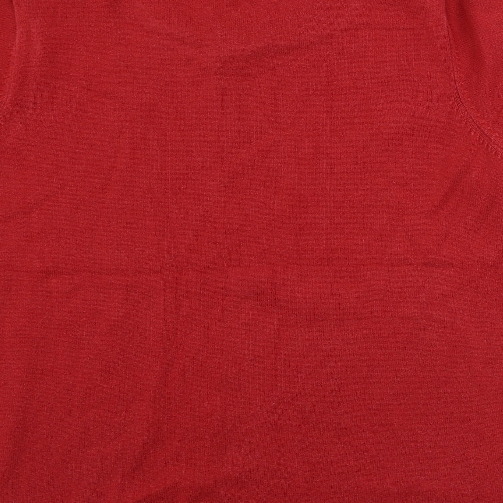 Womens UK Size M Bonmarché Red Pullover Jumper
