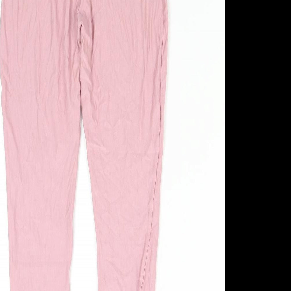 Verity Anne Womens Pink Jogger Leggings L27 in