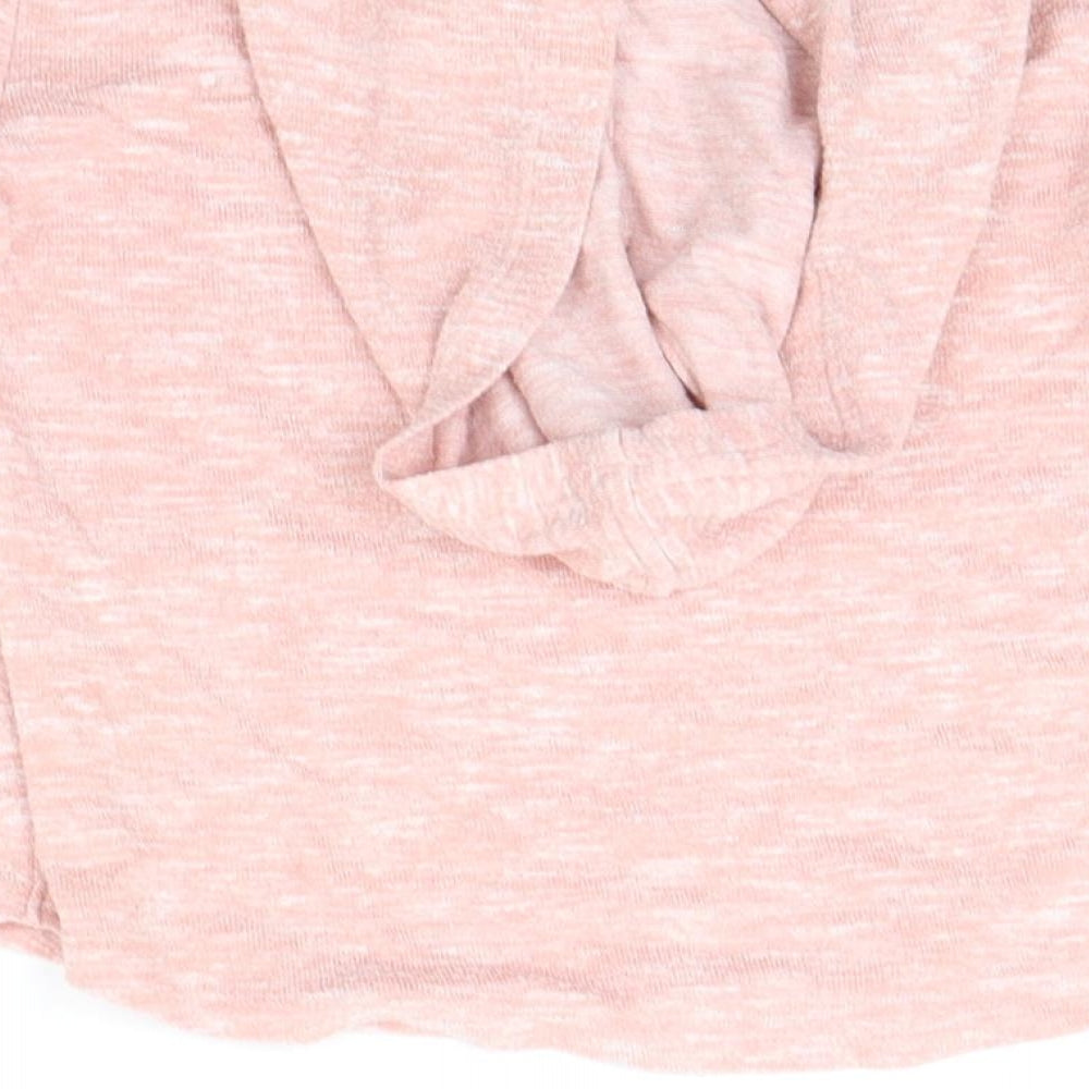 Matalan Girls Pink Pullover Hoodie Size 8 Years