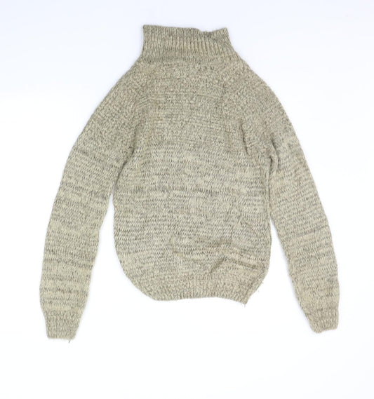 Topman Mens Beige Pullover Jumper Size XS