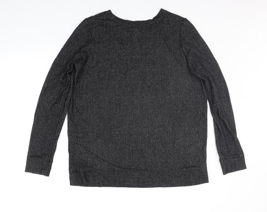 F&F Womens Black Pullover Jumper Size 14