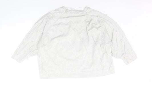 Womens UK Size M Zara Grey Pullover Jumper