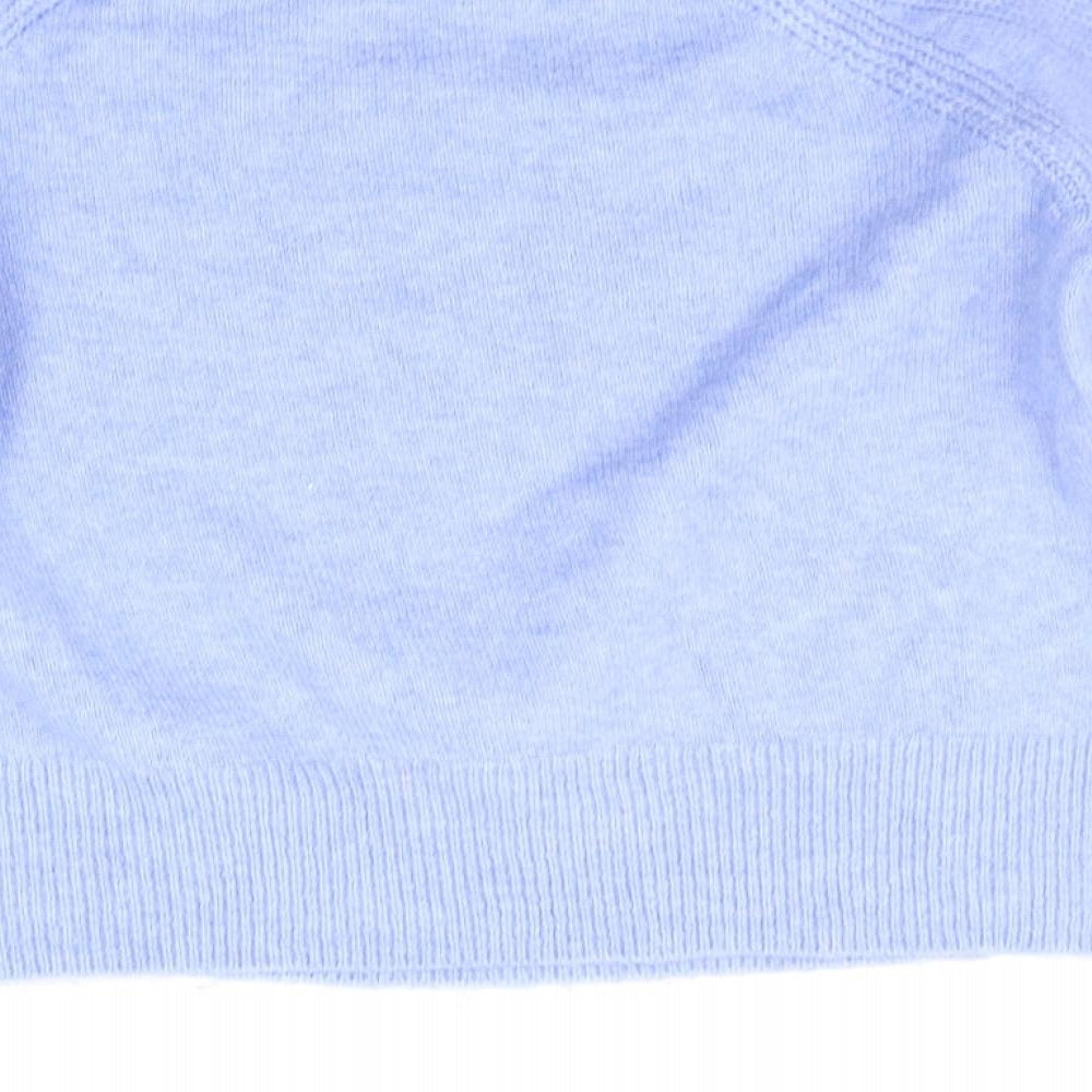 Womens UK Size M Marks and Spencer Blue Pullover Jumper