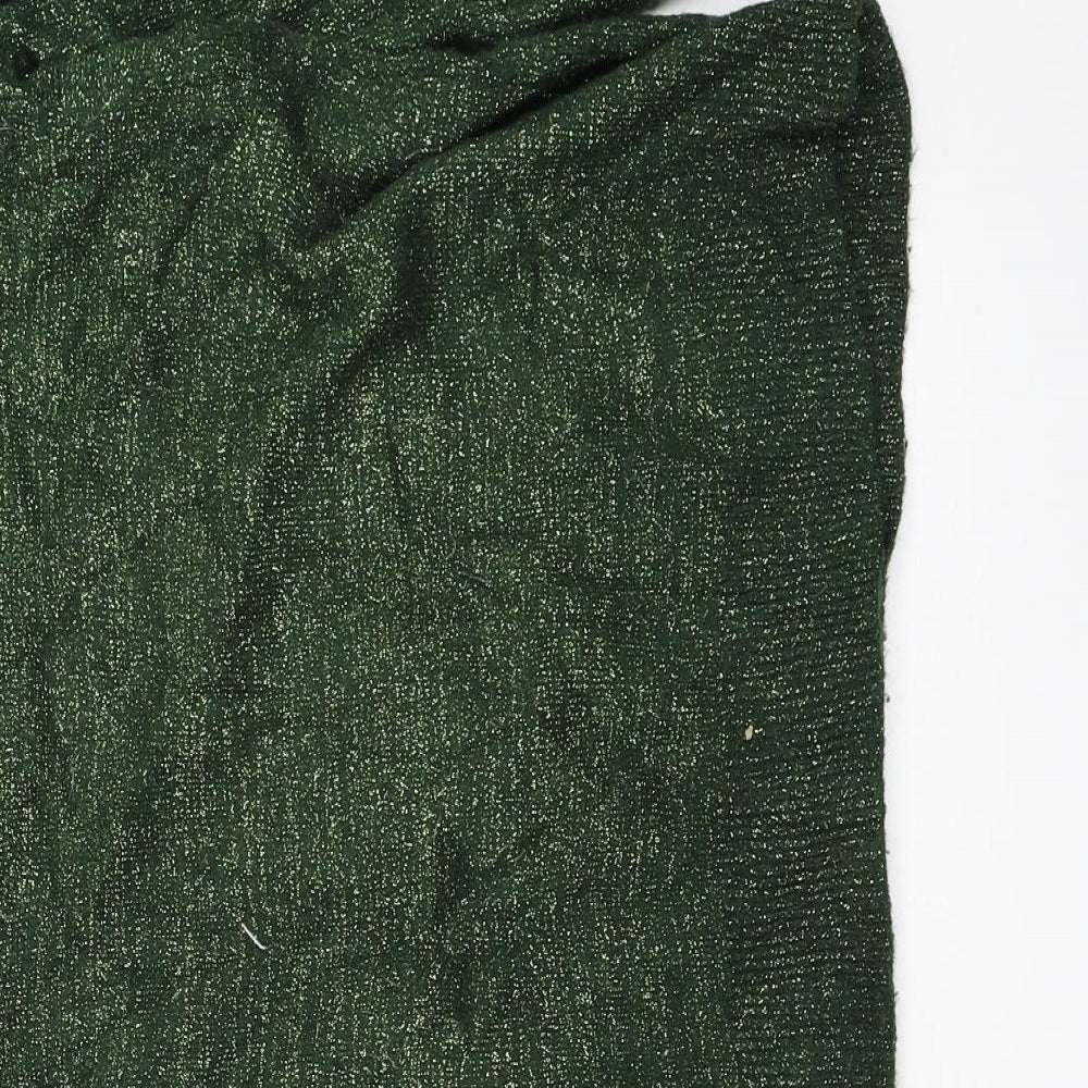 Womens UK Size S H&M Green Pullover Jumper