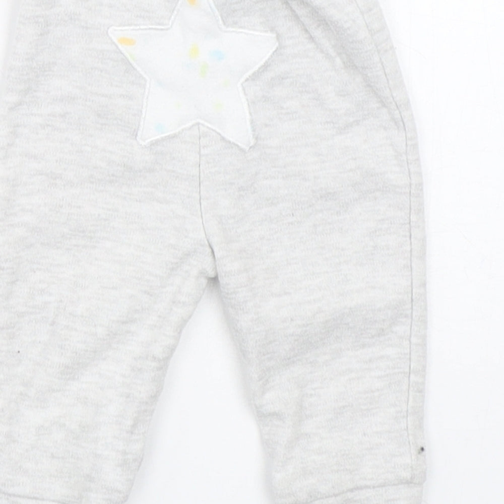 Rene Rafe Boys Grey Jogger Trousers Size 3-6 Months