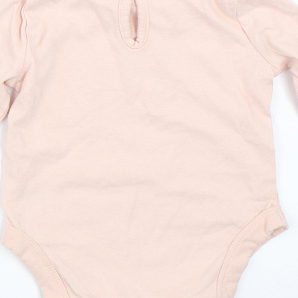 George Girls Pink Babygrow One-Piece Size 3-6 Months