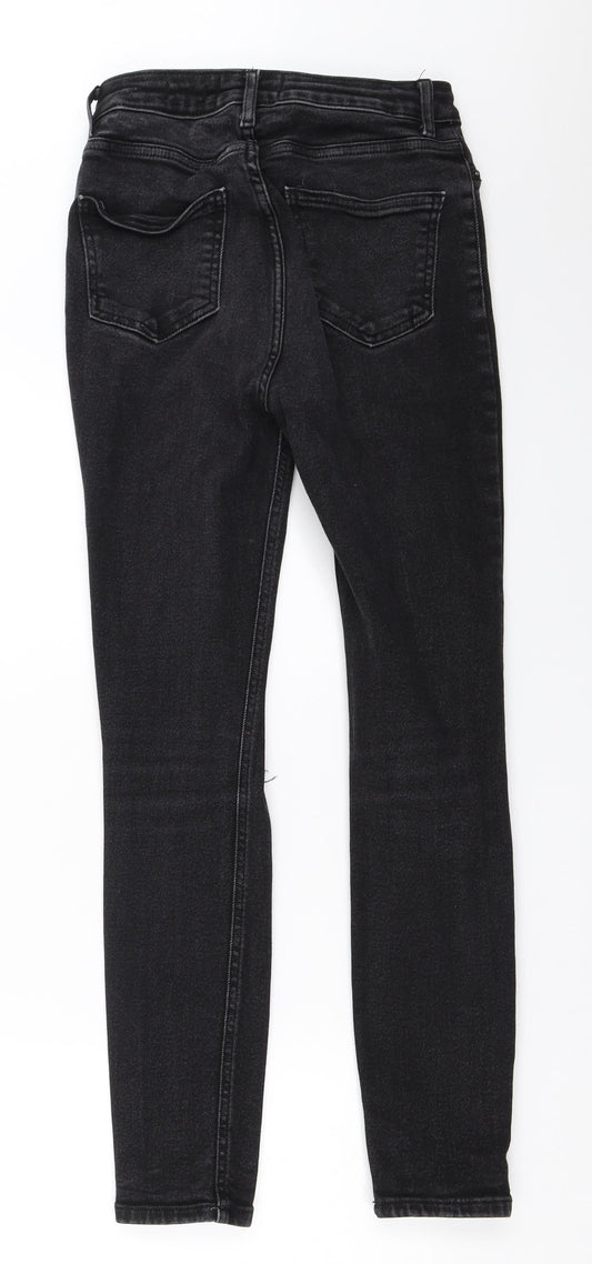 New Look Womens Black Denim Skinny Jeans Size 8 L26 in