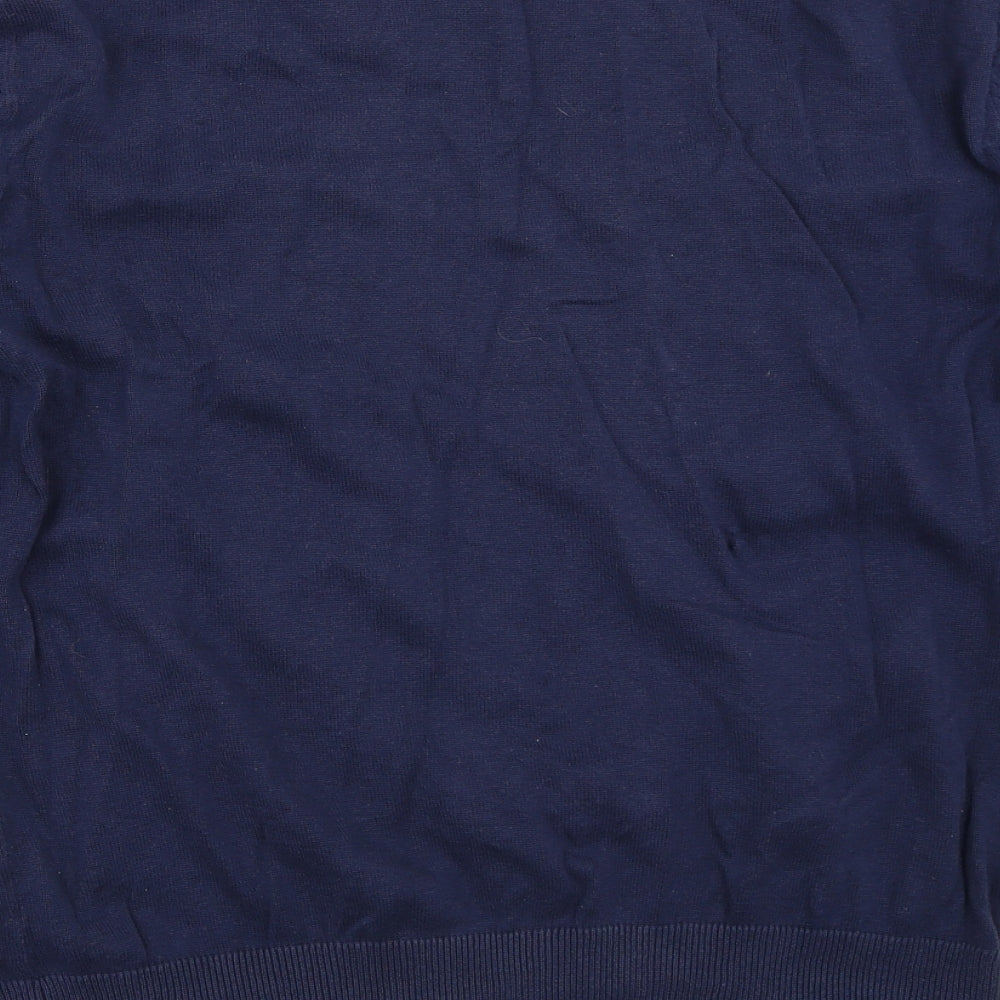 Mens UK Size L Jacamo Blue Pullover Jumper
