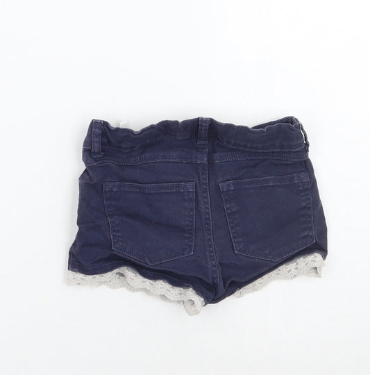 H&M Girls Blue Cut-Off Shorts Size 5-6 Years