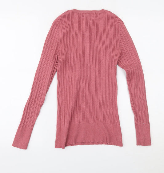 Primark Womens Pink Basic Blouse Size M