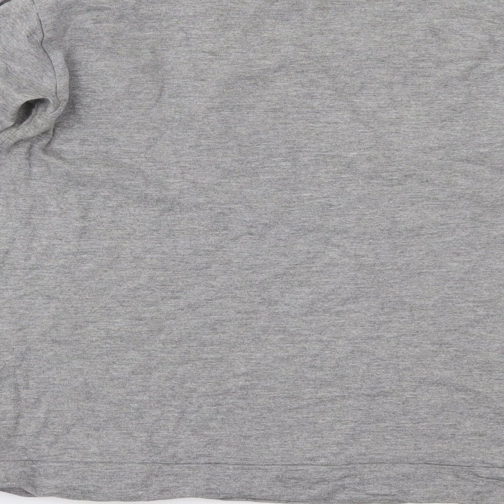Womens UK Size S Noisy may Grey Basic T-Shirt
