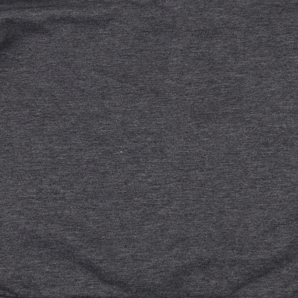Brand and care label for Primark women’s grey pullover sweatshirt, size UK 8