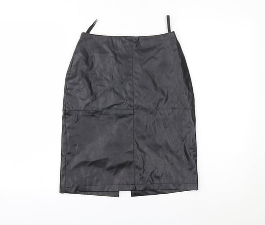 Additional front view of iNFLUENCE women’s beige mini skirt, size UK 8