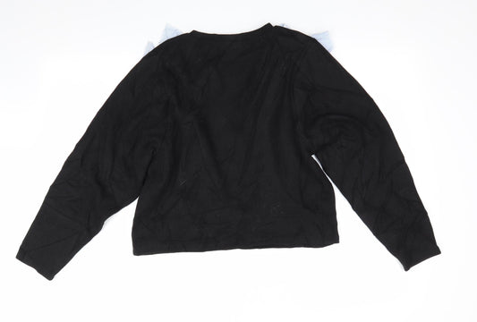 Womens UK Size 6 Zara Black Pullover Jumper