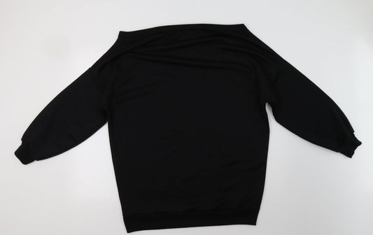 Boohoo Womens Beige Pullover Sweatshirt Size L