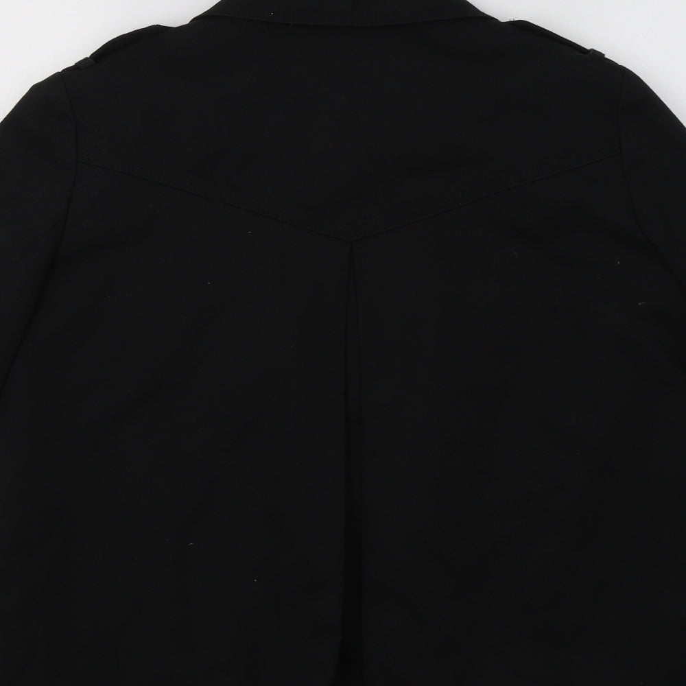 Brand and care label for Red Herring women’s black jacket blazer, size S