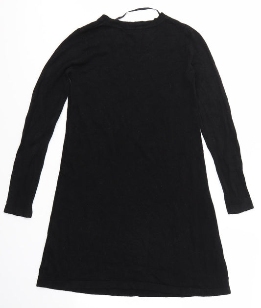 Primark Womens Black Jumper Dress Size 8