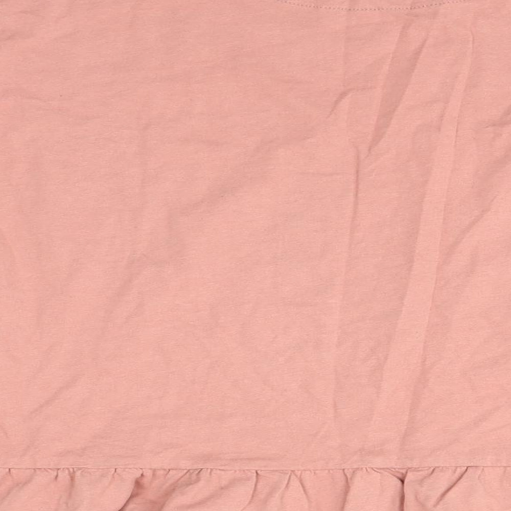 Womens UK Size L NEXT Pink Basic Blouse