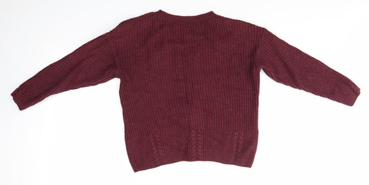 George Womens Purple Pullover Jumper Size 12