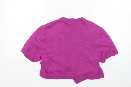TU Womens Purple Cardigan Jumper Size 12