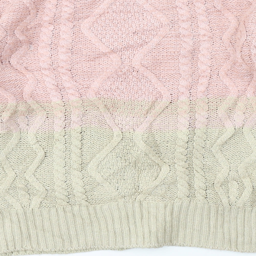 Womens UK Size L KATSUMI Multicoloured Pullover Jumper