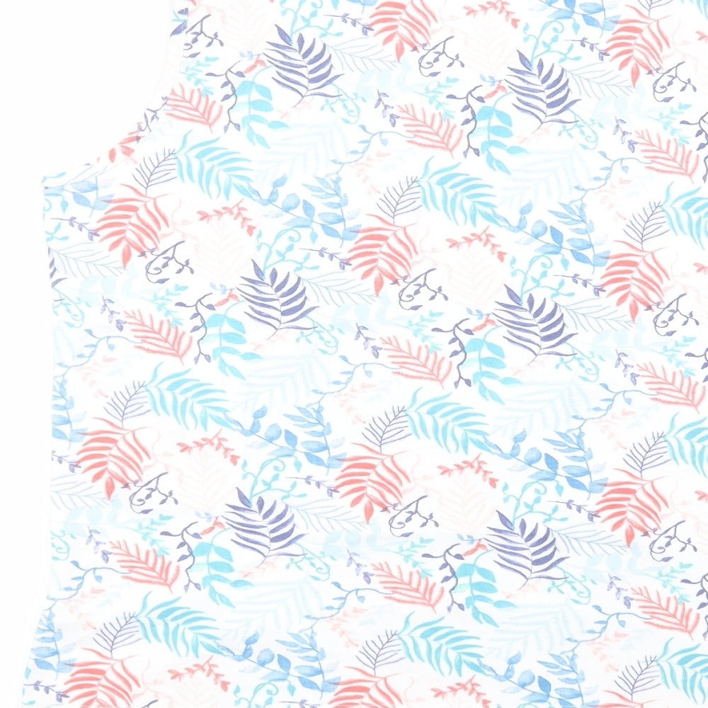 EWM Womens White Basic Tank Size M