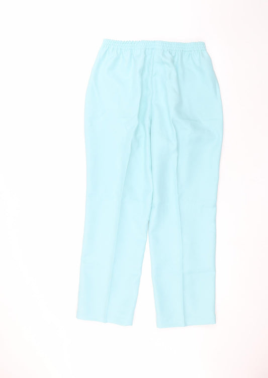 Womens UK Size 12 Damart Regular Fit Blue Trousers