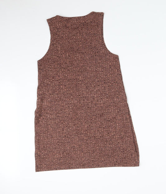 Primark Womens Brown Basic T-Shirt Size S