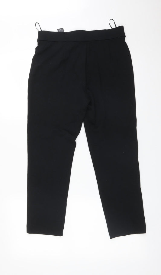 Womens UK Size 10 M&S Regular Fit Jegging Black Trousers