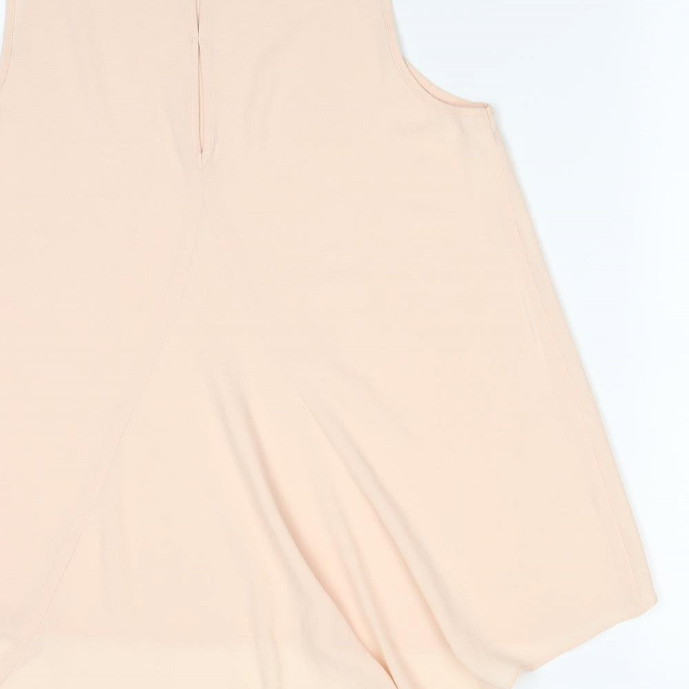 Womens UK Size 12 Dorothy Perkins Pink Basic T-Shirt