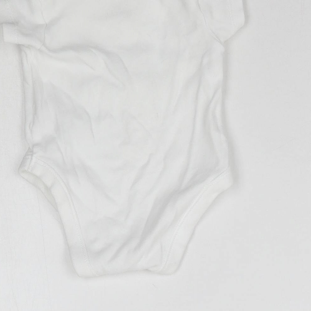 Nutmeg Baby White Babygrow One-Piece Size 0-3 Months