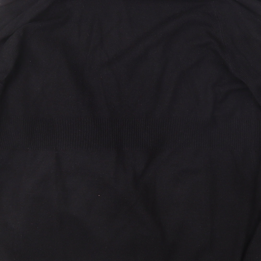TU Womens Black Knit Cardigan Jumper Size 10