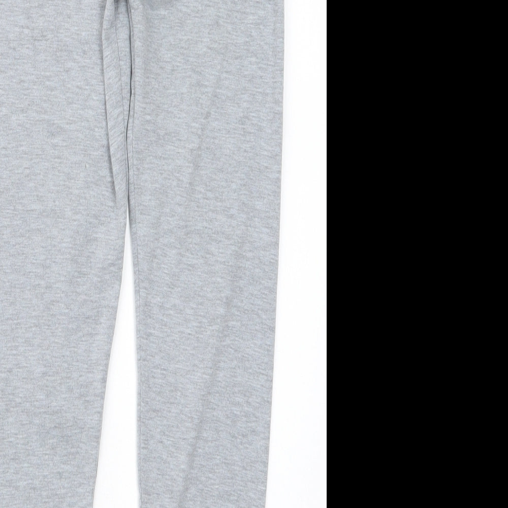 Preworn Girls Grey Carrot Trousers Size 11-12 Years