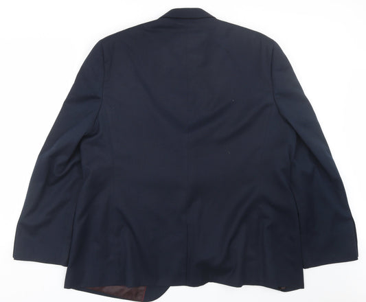 George Mens Blue Jacket Suit Size 44
