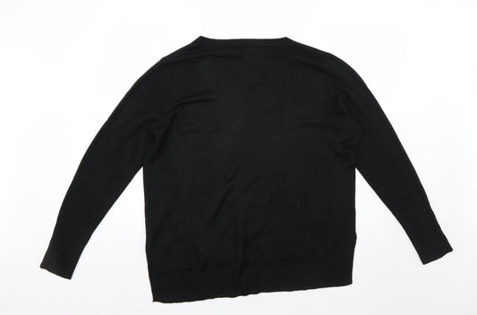 Primark Womens Black Pullover Jumper Size 14