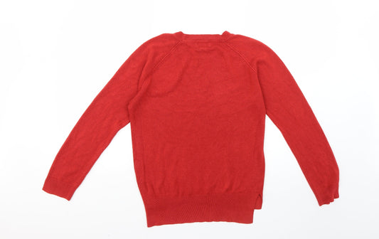 Primark Womens Red Pullover Jumper Size 12