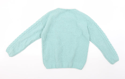 Primark Womens Green Pullover Jumper Size 6