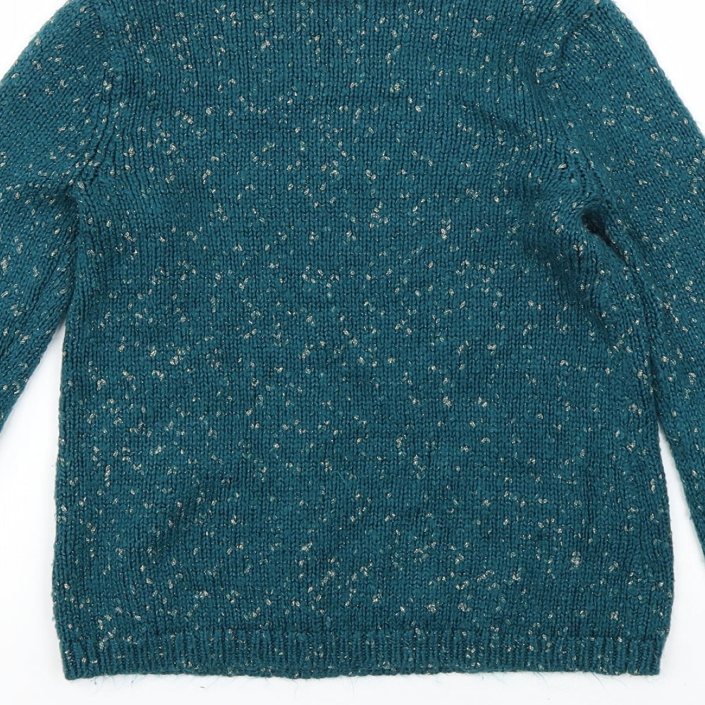George Womens Green Pullover Jumper Size 8
