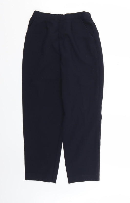 Womens UK Size 10 sarah hamilton Regular Fit Blue Trousers