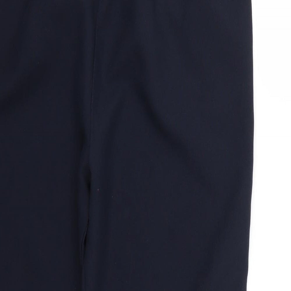 Preworn Womens Blue Trousers Size 14 L24 in