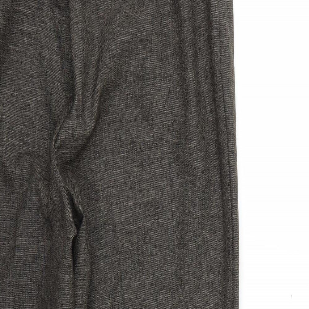 Womens UK Size 16 Marks and Spencer Regular Fit Brown Trousers