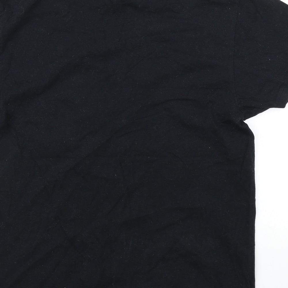 Mens UK Size S JHK Black T-Shirt