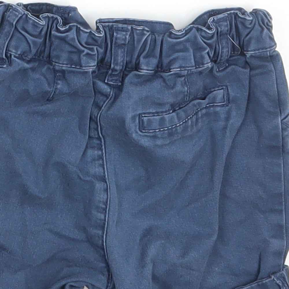 MAX Baby Blue Denim Cropped Trousers Size 12-18 Months - Waist 18in
