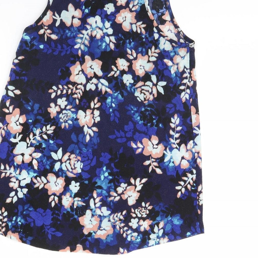Womens UK Size 6 Atmosphere Blue Basic Tank