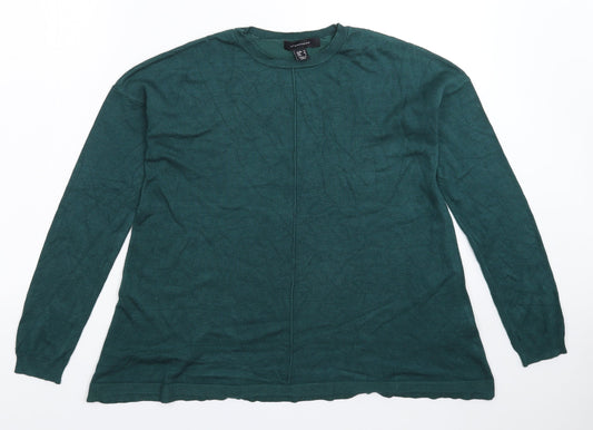 Womens UK Size 12 Atmosphere Green Pullover Jumper