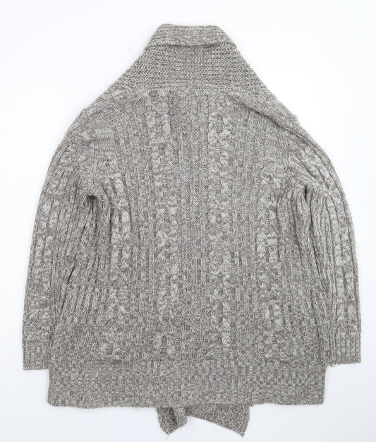 Womens UK Size M BM Grey Cardigan Jumper