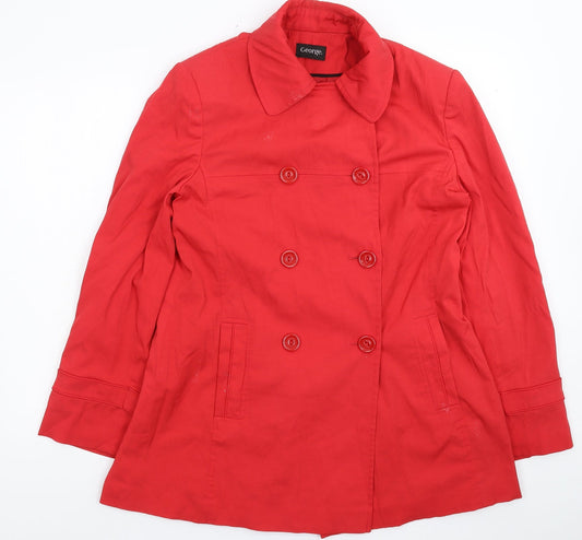 Womens UK Size 14 George Red Jacket
