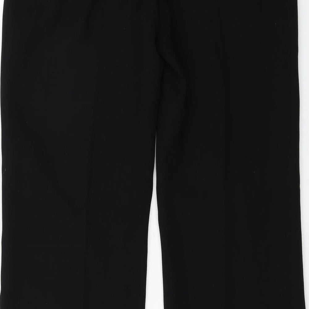 Womens UK Size 8 Marks and Spencer Regular Fit Black Trousers